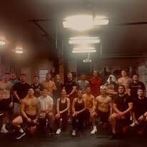 CFA members mid-workout in the training gym