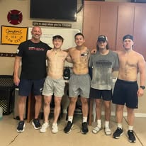 CFA crew after a training session